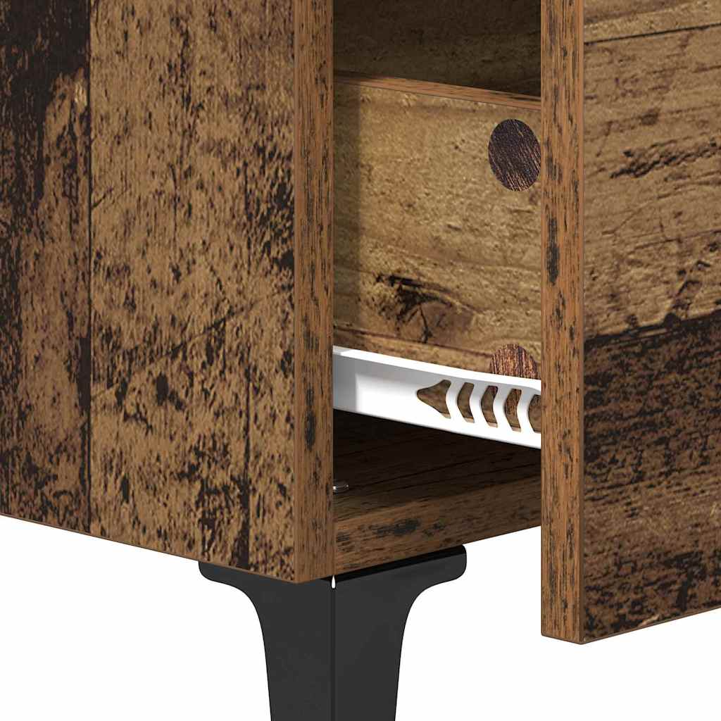 Ormarić za krevet s ladicama 2 pcs Staro drvo 40 x 35 x 47,5 cm