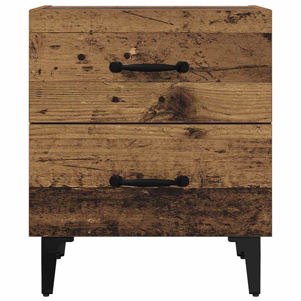 Ormarić za krevet s ladicama 2 pcs Staro drvo 40 x 35 x 47,5 cm
