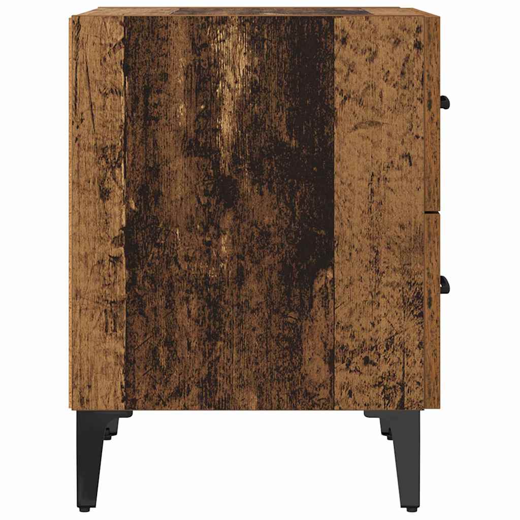 Ormarić za krevet s ladicama 2 pcs Staro drvo 40 x 35 x 47,5 cm