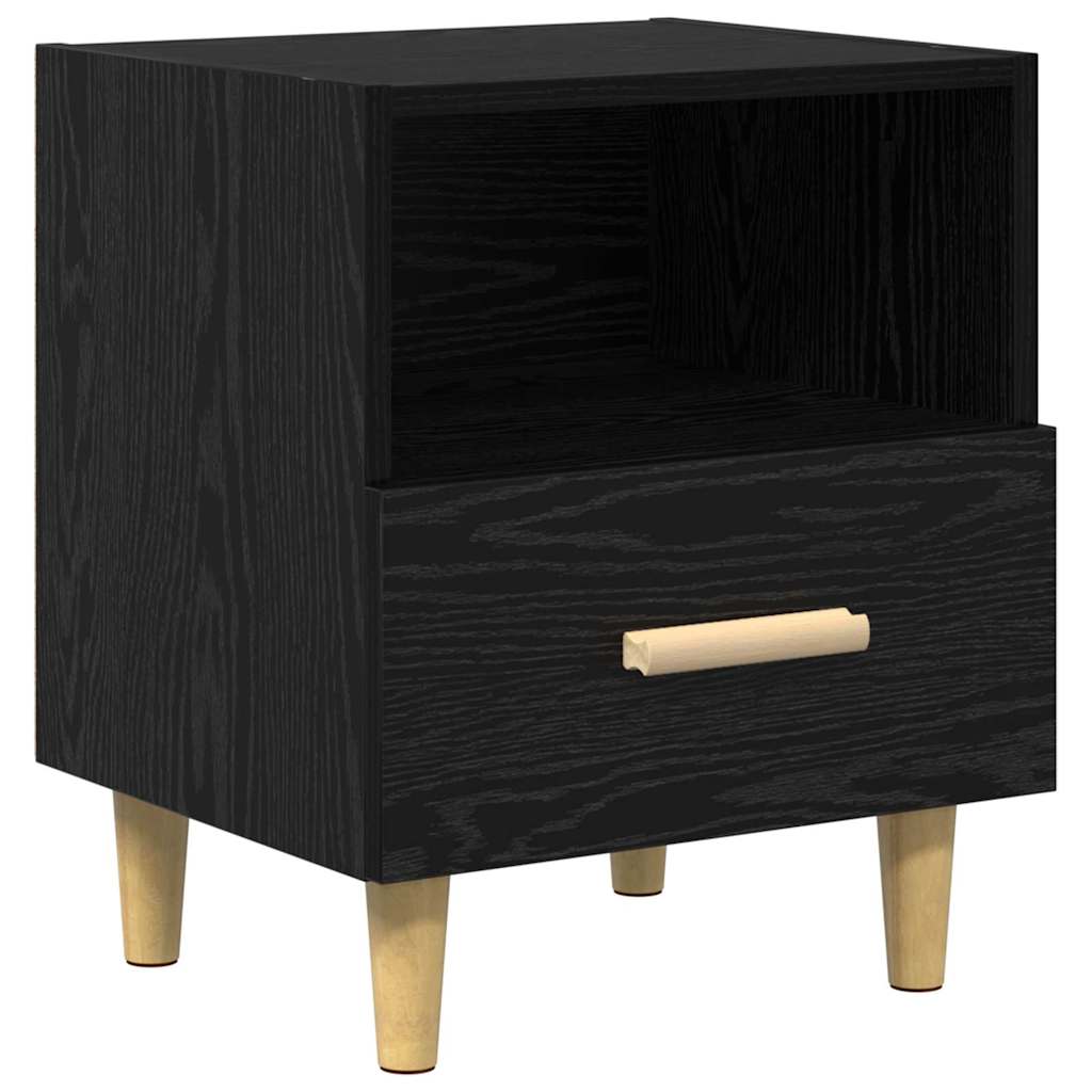 Noćni ormar Crni hrast 40 x 35 x 47 cm Konstruirano drvo