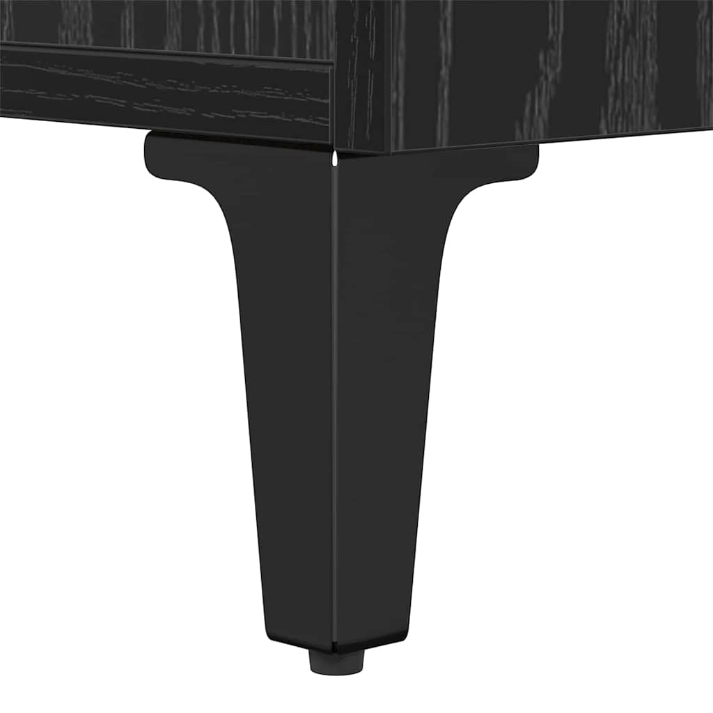 Noćni ormar s ladicama 2 pcs Crni hrast 40 x 35 x 47.5 cm