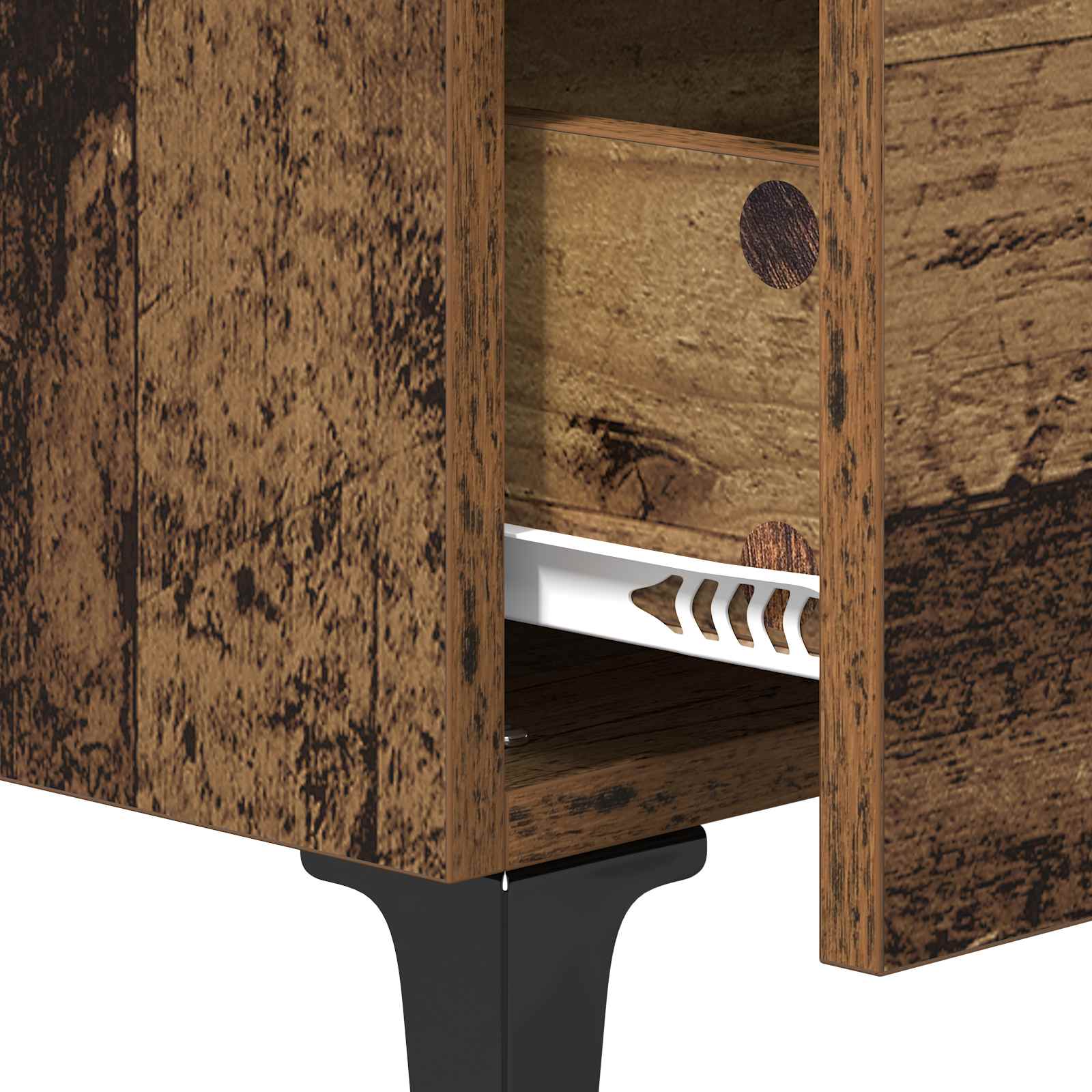Noćni ormar Staro drvo 40 x 40.5 x 66 cm Konstruirano drvo