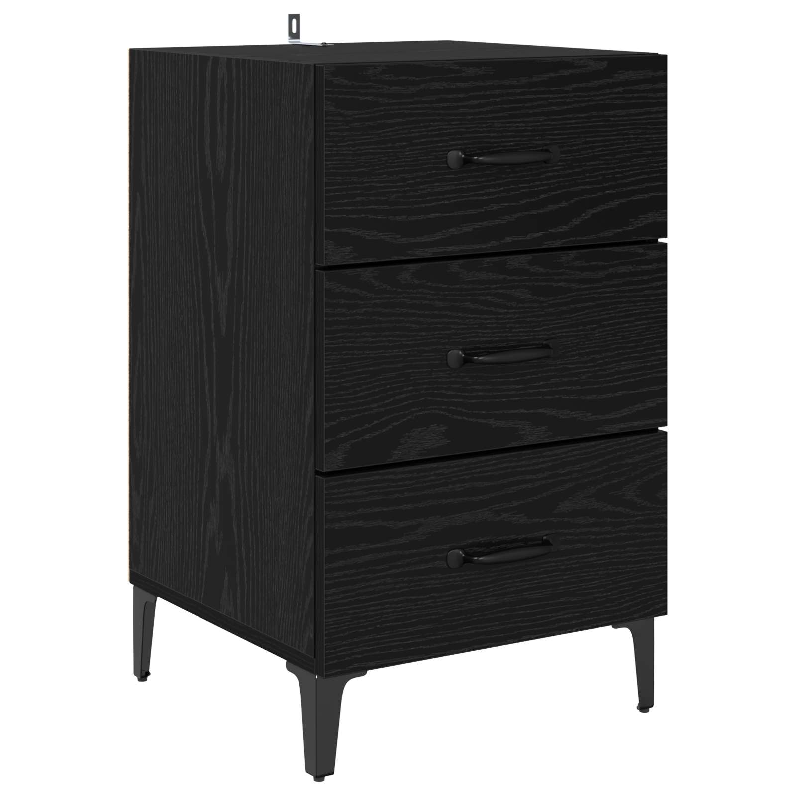 Noćni ormar Crni hrast 40 x 40.5 x 66 cm Konstruirano drvo