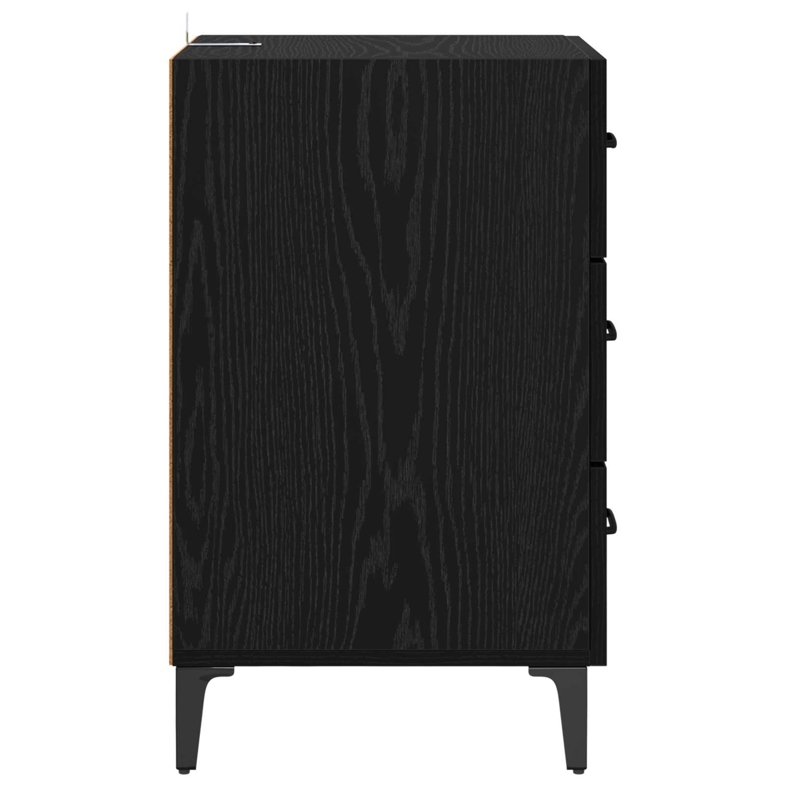 Noćni ormar Crni hrast 40 x 40.5 x 66 cm Konstruirano drvo