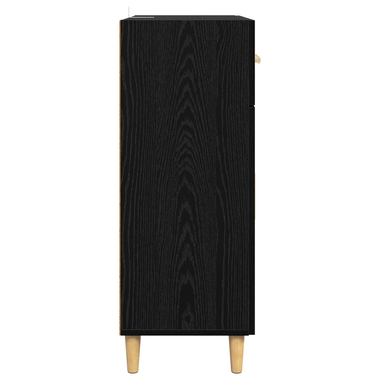 Kreveta Crni hrast 34 x 69.5 x 89 cm Konstruirano drvo