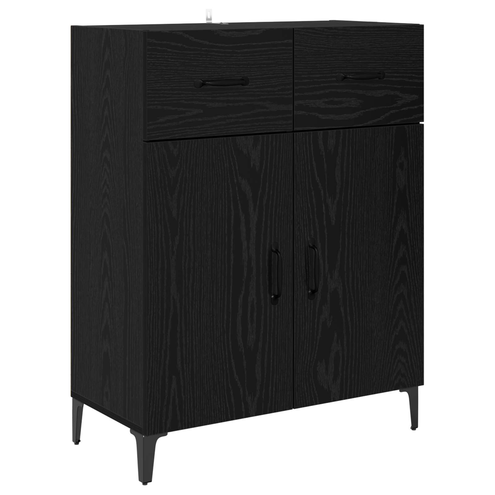 Kreveta Crni hrast 69,5 x 34 x 90 cm Konstruirano drvo