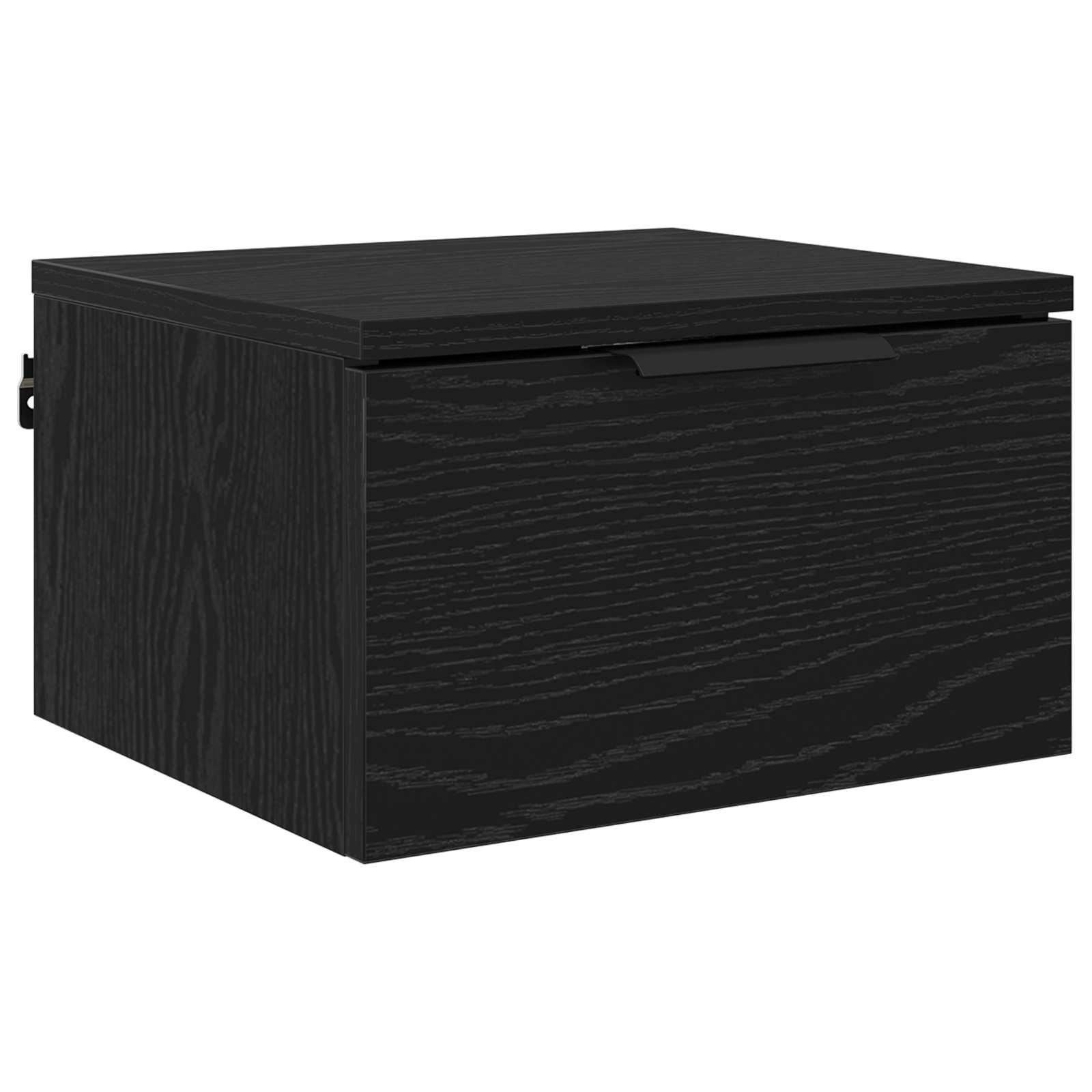 Noćni ormar Zidne Crni hrast 34 x 30 x 20 cm Konstruirano drvo
