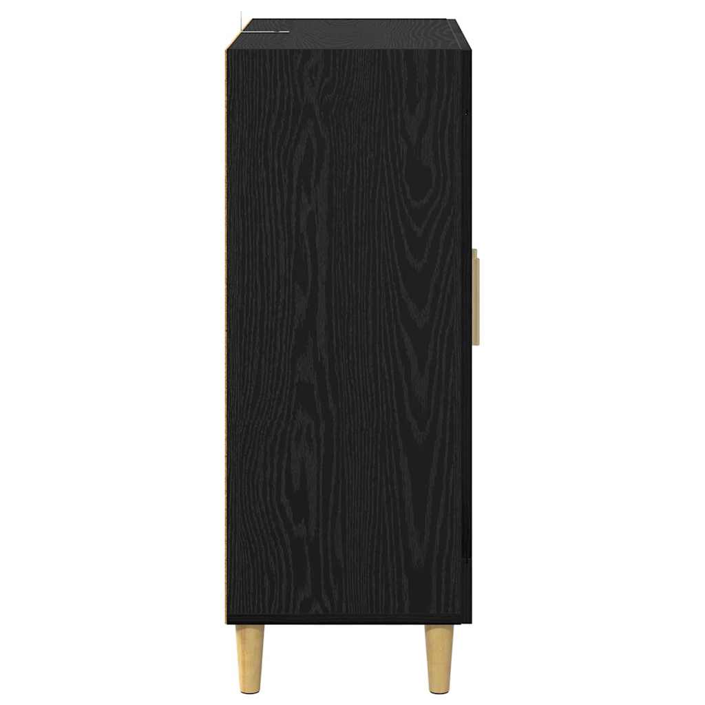 Kreveta Crni hrast 69,5 x 34 x 90 cm Konstruirano drvo