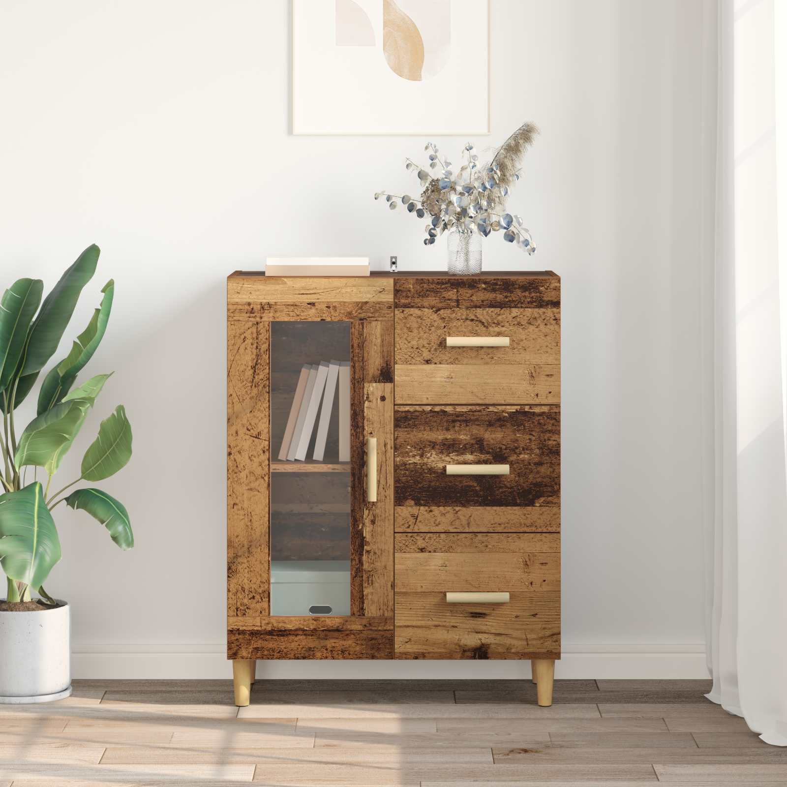 Kreveta Staro drvo 69,5 x 34 x 90 cm Konstruirano drvo
