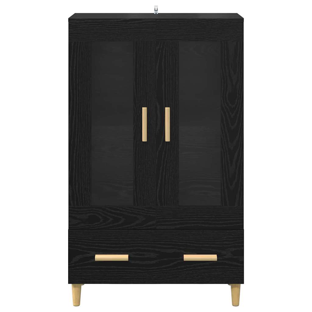 Highboard Crni hrast 70 x 31 x 115 cm Konstruirano drvo
