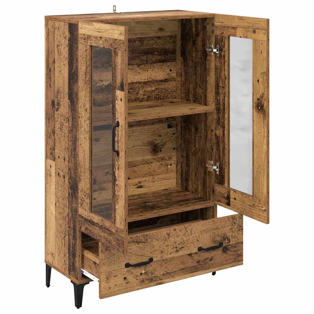 Highboard Staro drvo 70 x 31 x 115 cm Obrađeno drvo i čelik