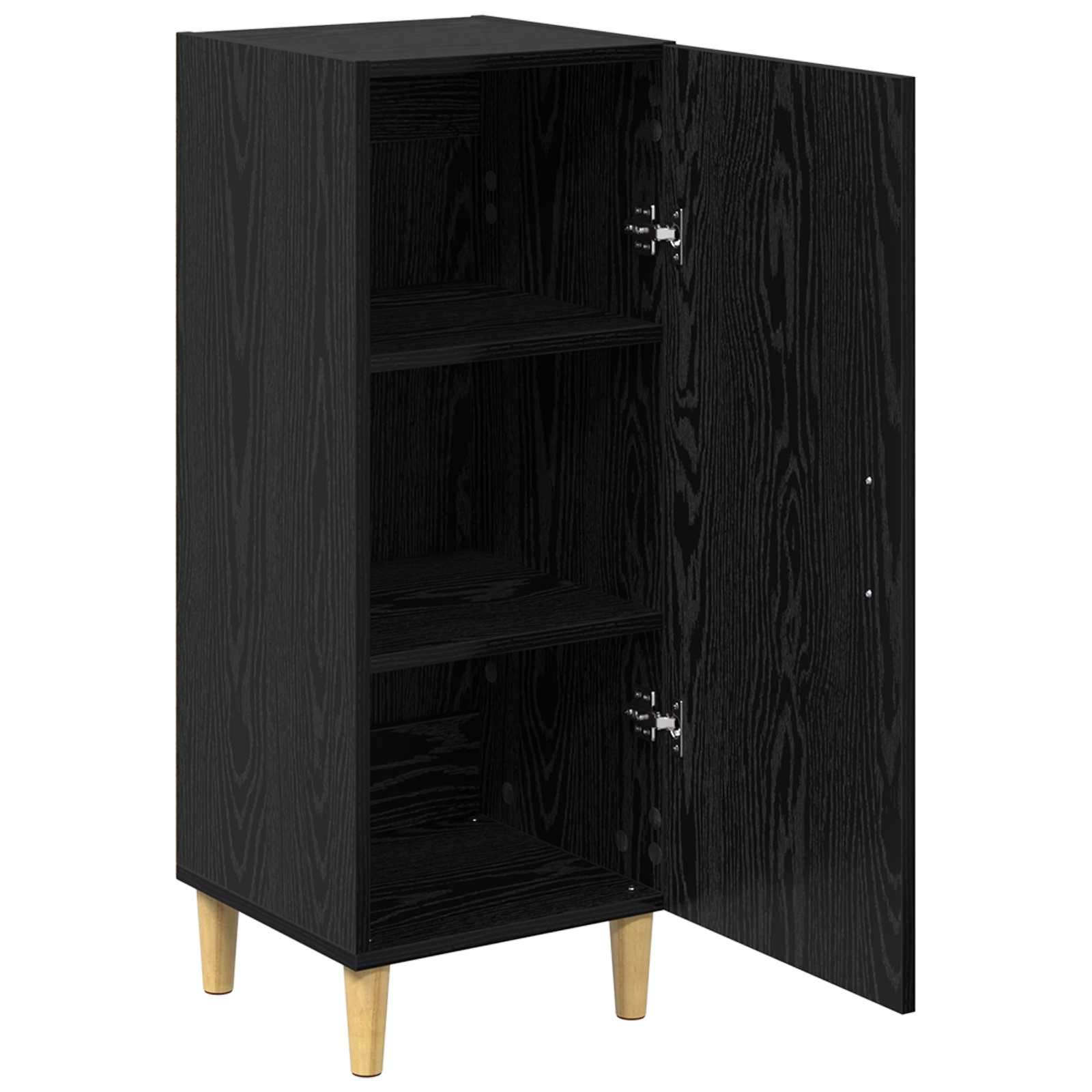 Kreveta Zidne Crni hrast 34,5 x 34 x 90 cm Konstruirano drvo