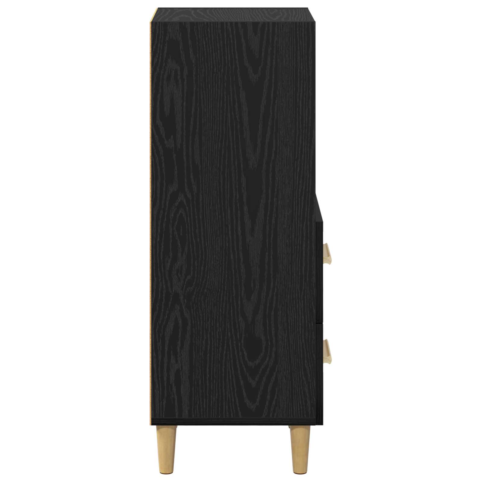 Kreveta Crni hrast 34 x 34.5 x 90 cm Konstruirano drvo