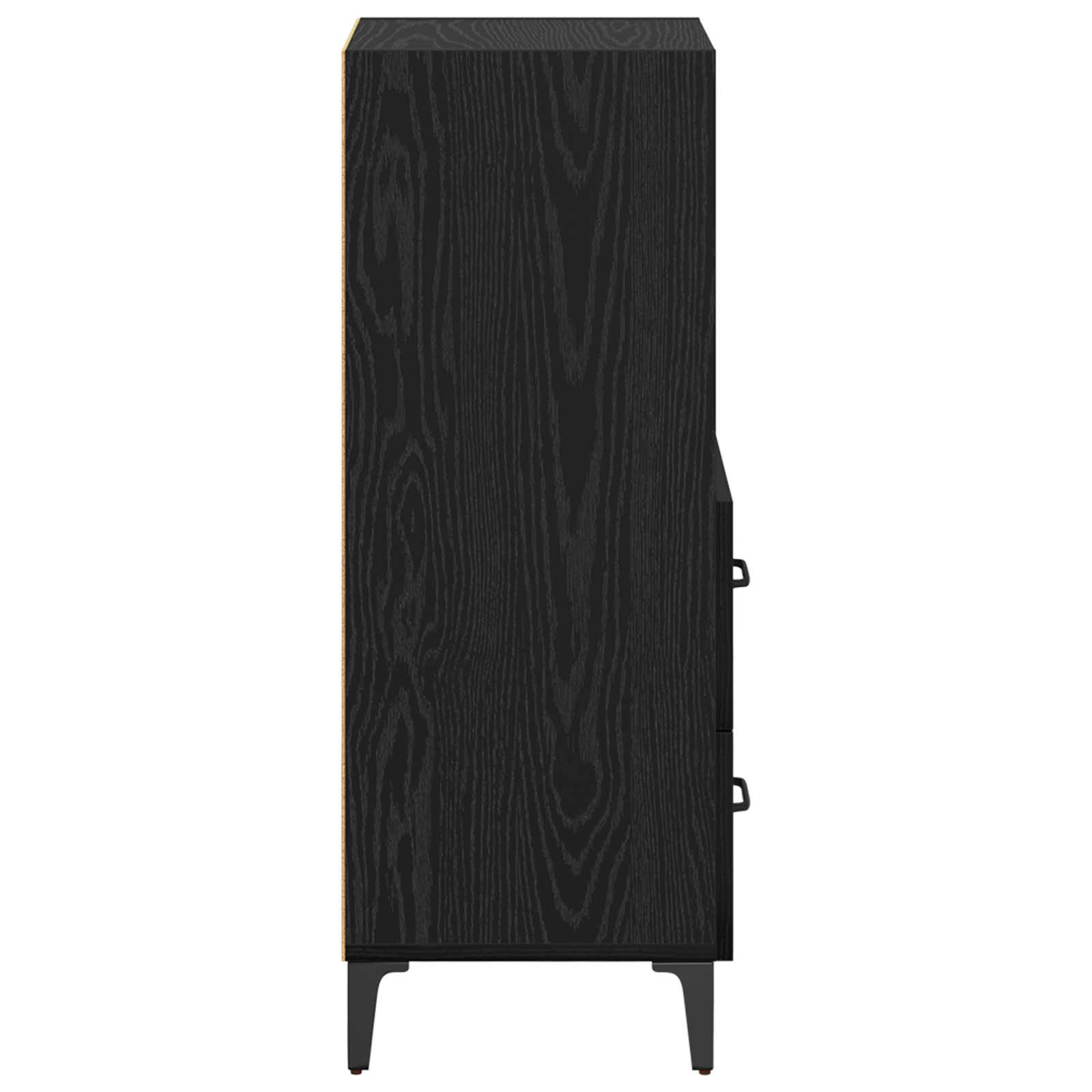 Kreveta Crni hrast 34 x 34.5 x 90 cm Konstruirano drvo