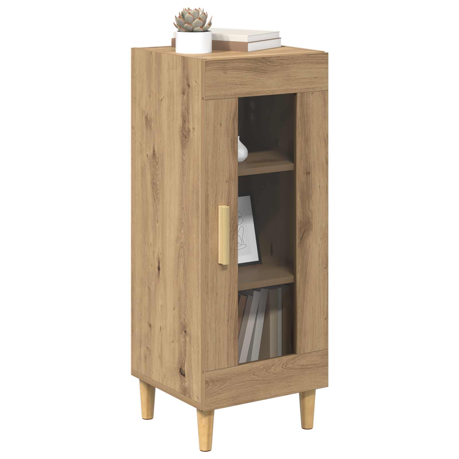 Kreveta Umjetnički hrast 34.5 x 32.5 x 90 cm Konstruirano drvo