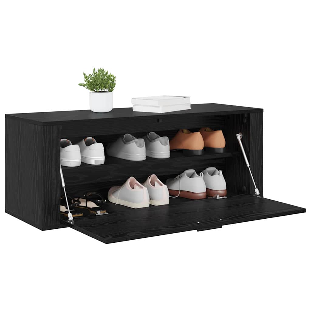 Ormar za cipele Crni hrast 100 x 35 x 38 cm Konstruirano drvo