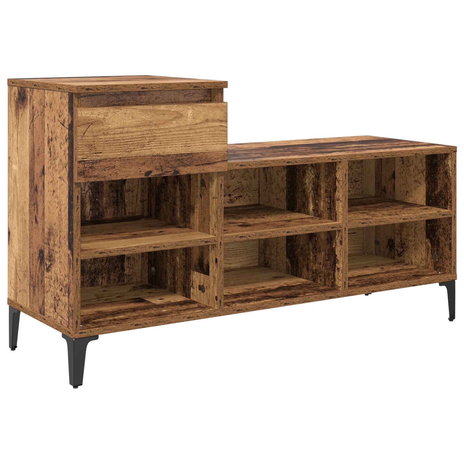 Ormar za cipele Staro drvo 102 x 36 x 60 cm Konstruirano drvo
