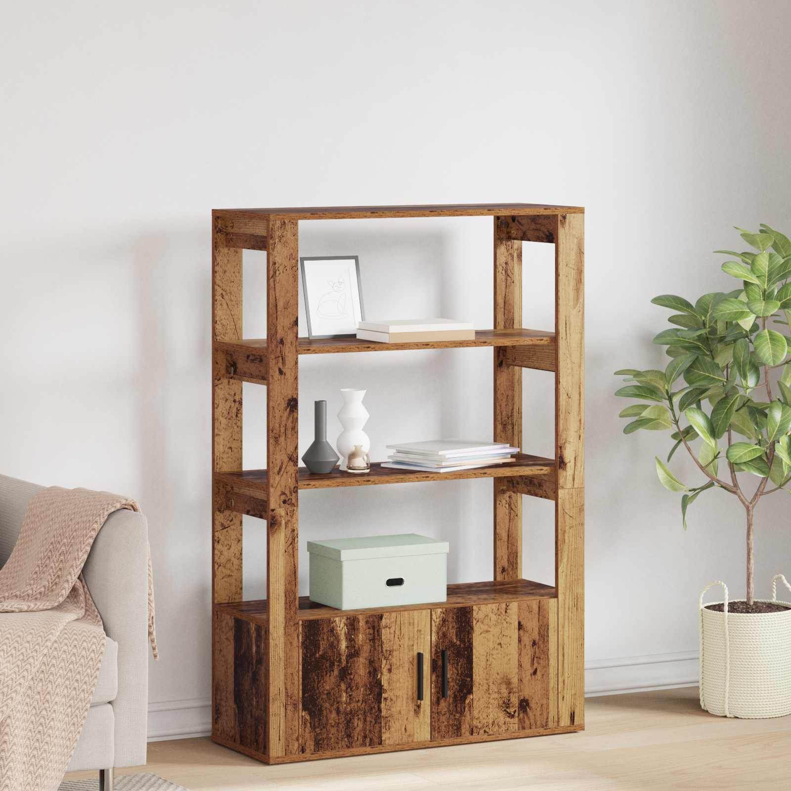 Kreveta Staro drvo 30 x 80 x 119.5 cm Konstruirano drvo