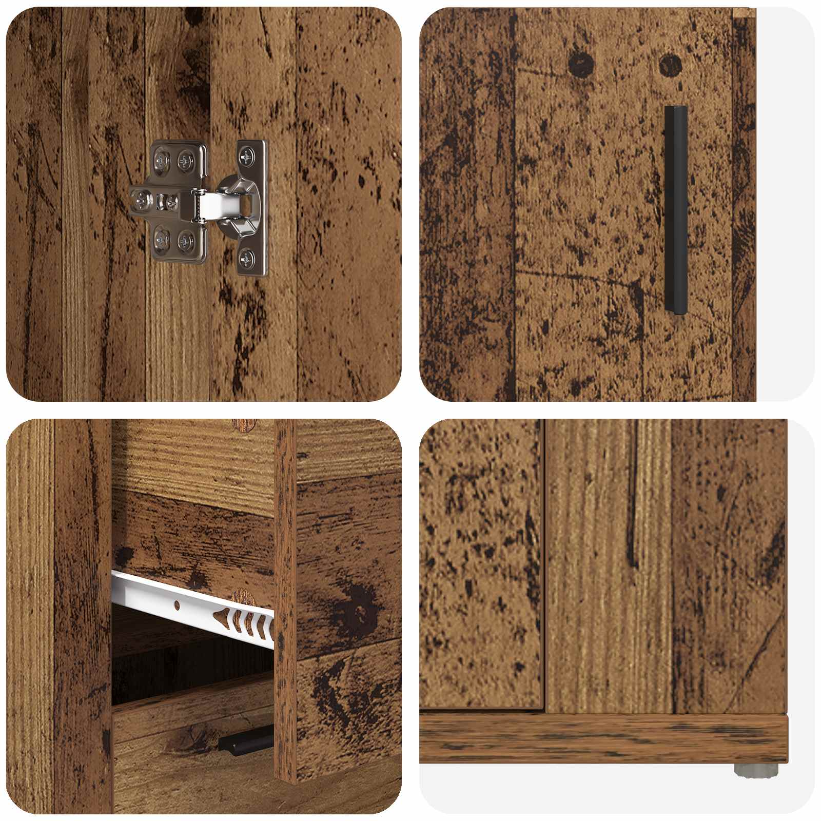 Kreveta Staro drvo 100 x 33 x 59.5 cm Konstruirano drvo