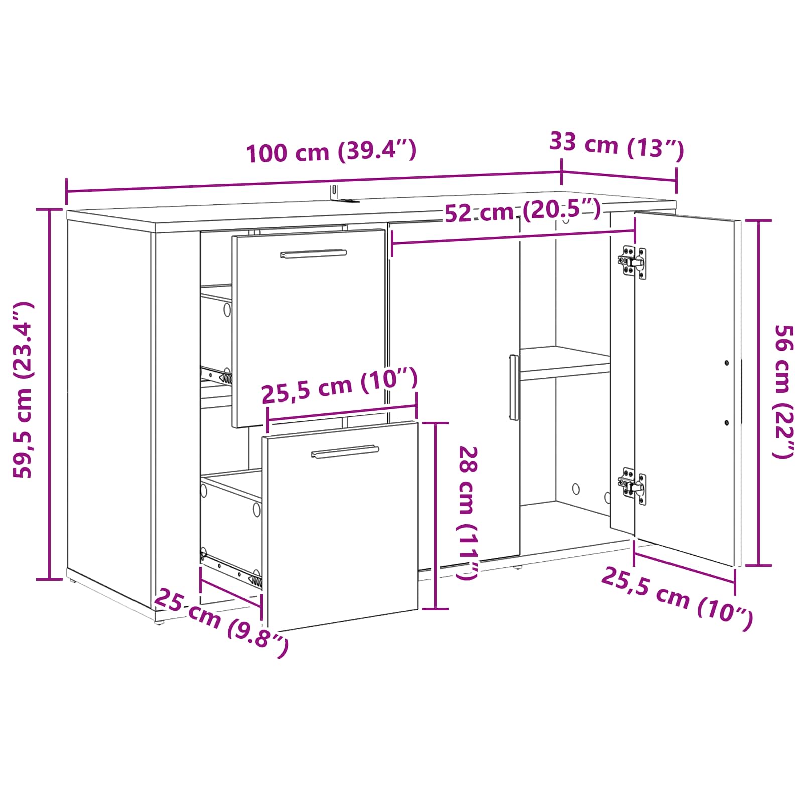 Kreveta Staro drvo 100 x 33 x 59.5 cm Konstruirano drvo