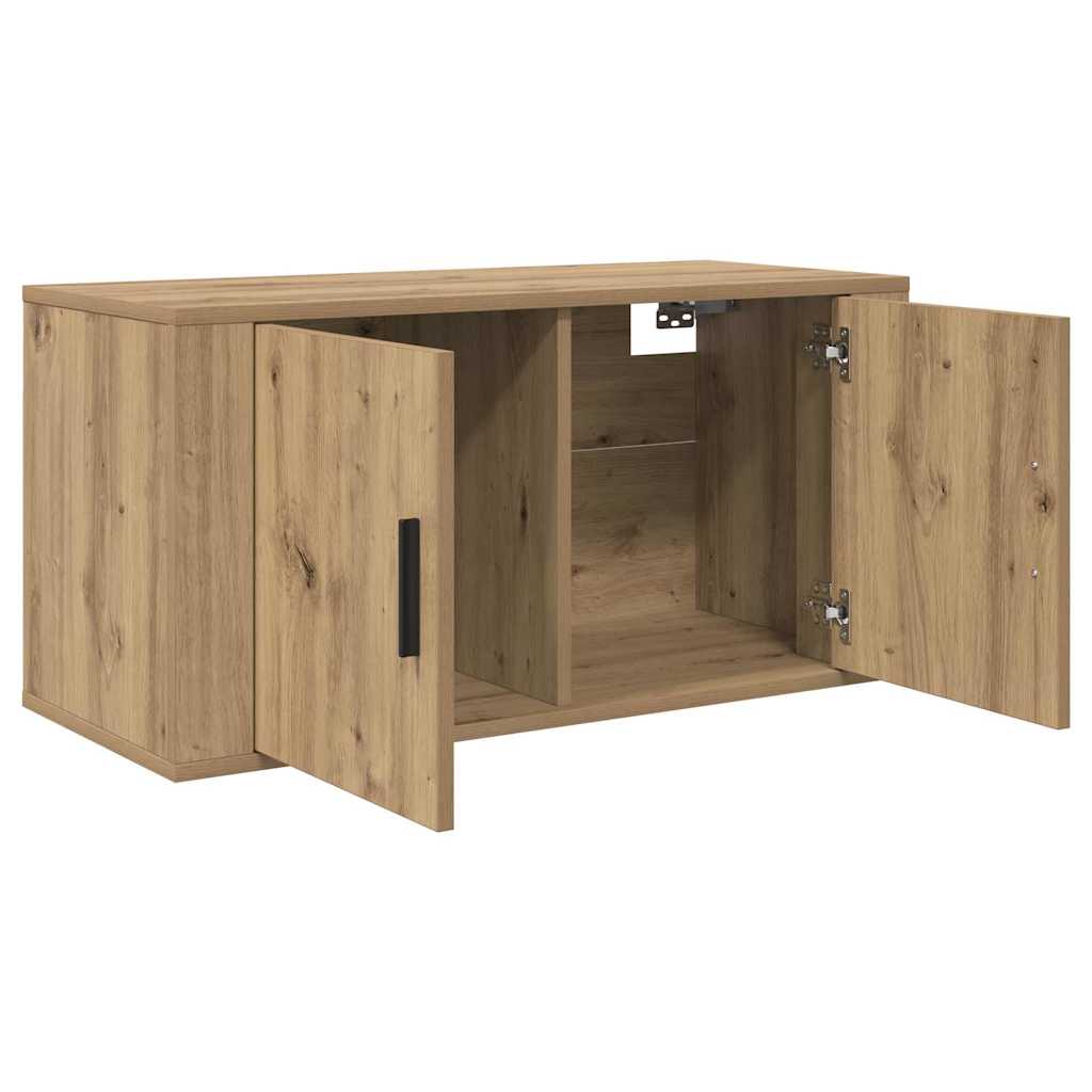 Ormar za TV montiran na zid hrast artisan 80 x 34.5 x 40 cm