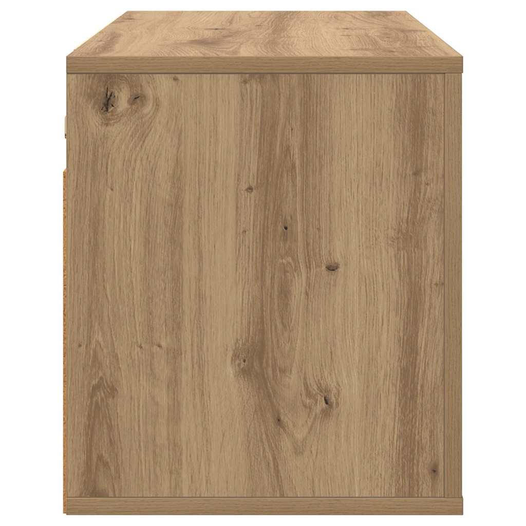 Ormar za TV montiran na zid hrast artisan 80 x 34.5 x 40 cm