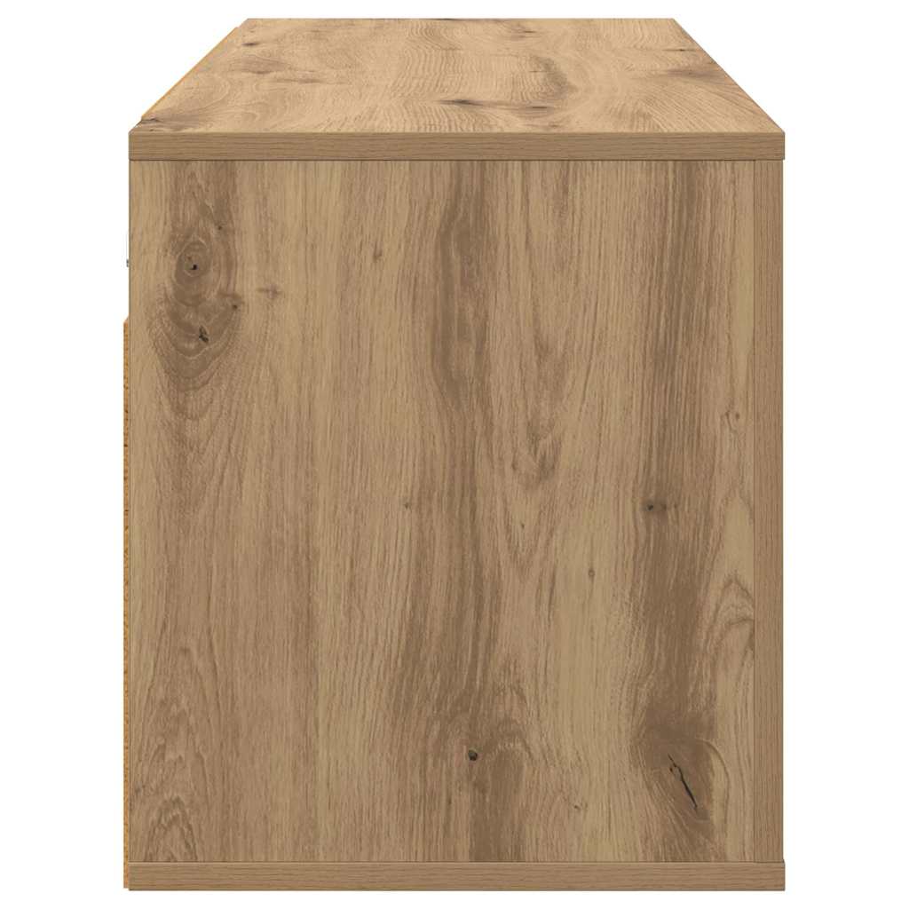 Ormar za TV montiran na zid Umjetnički hrast 100 x 34,5 x 40 cm