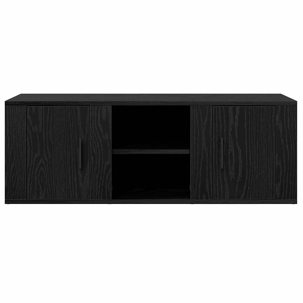 TV ormar Crni hrast 100 x 31,5 x 35 cm Konstruirano drvo