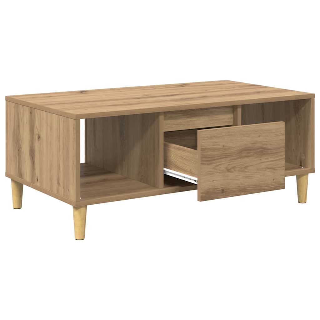 Kava Stol Umjetnički hrast 90 x 50 x 26.5 cm Konstruirano drvo