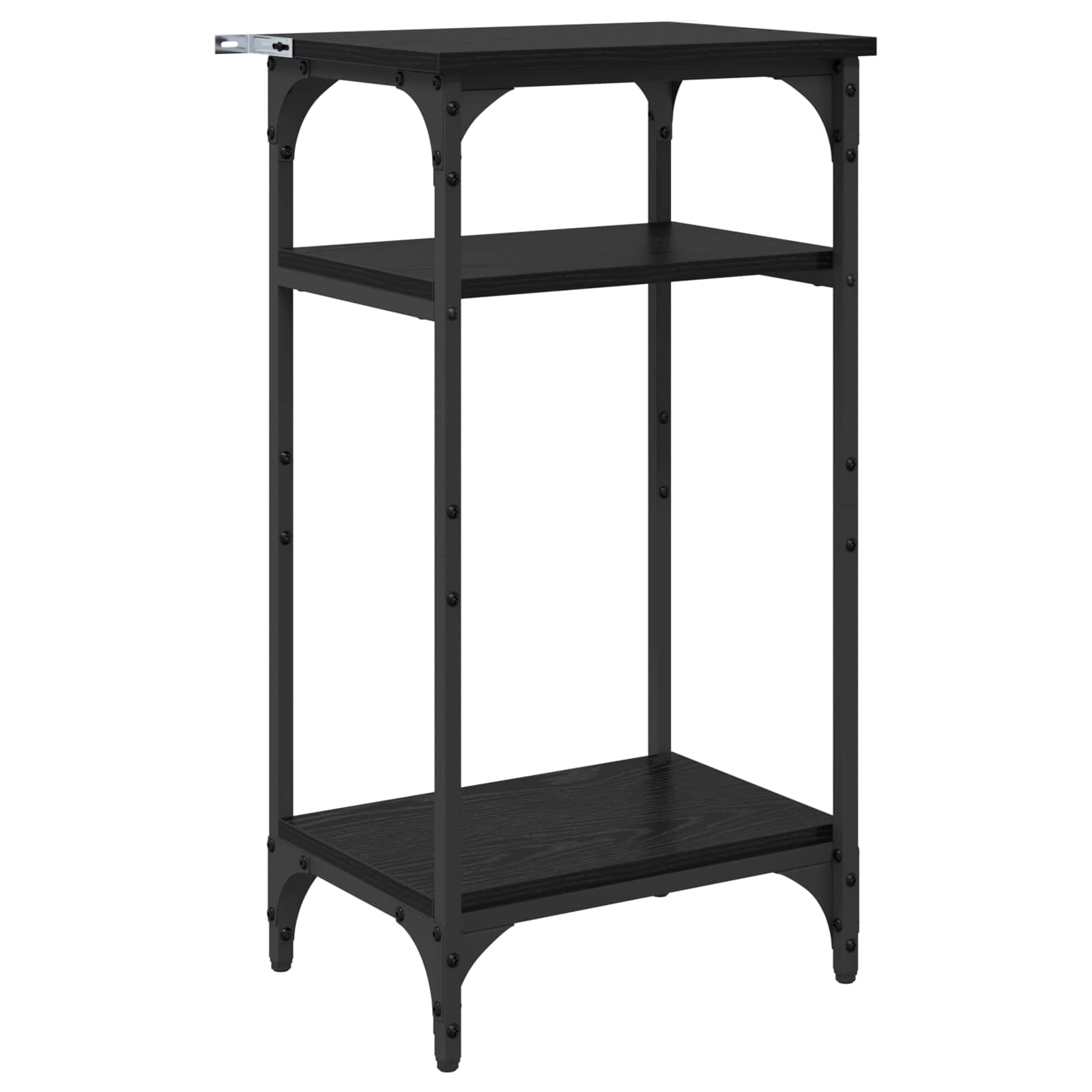 Bocni stol Crni hrast 40 x 30 x 75 cm Konstruirano drvo