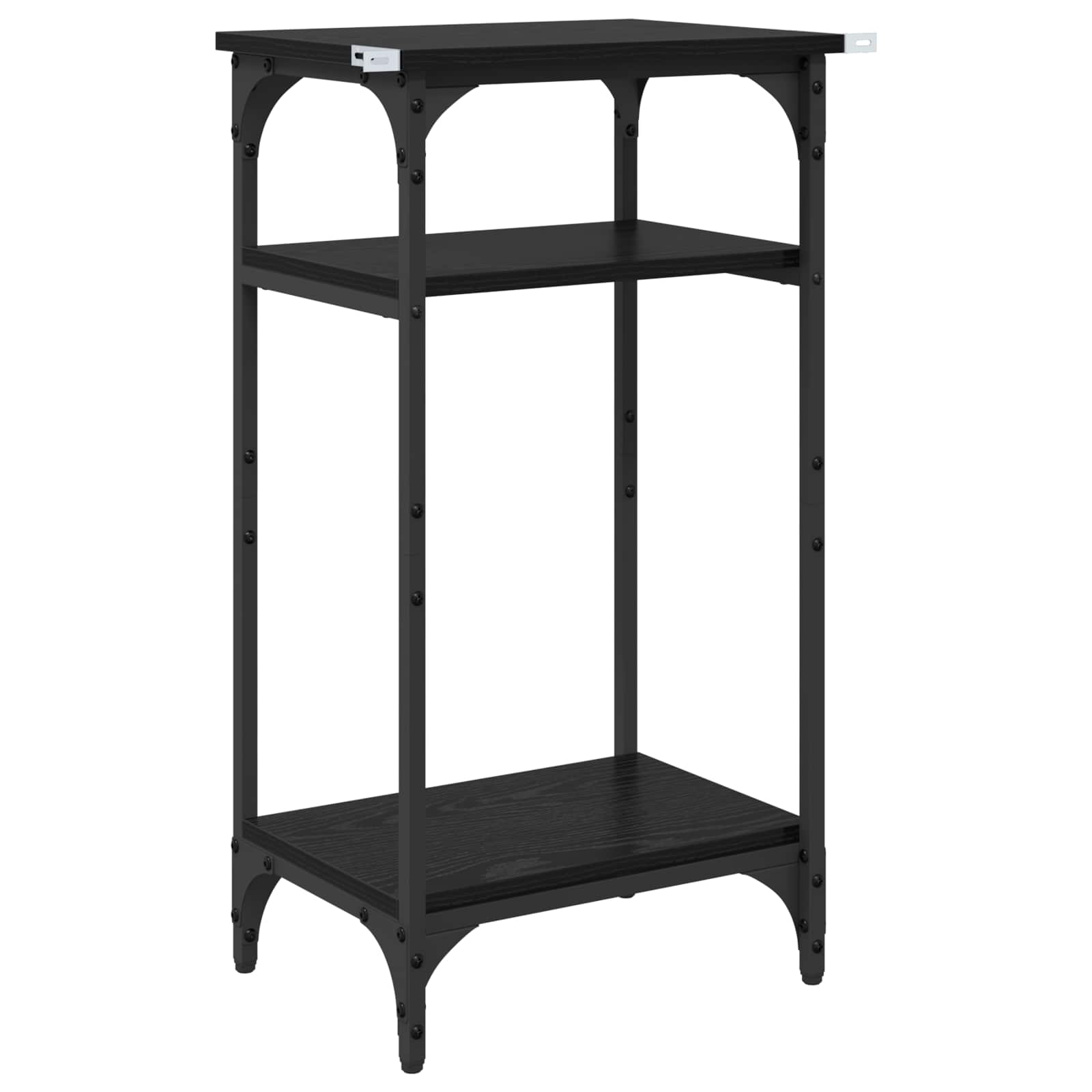 Bocni stol Crni hrast 40 x 30 x 75 cm Konstruirano drvo