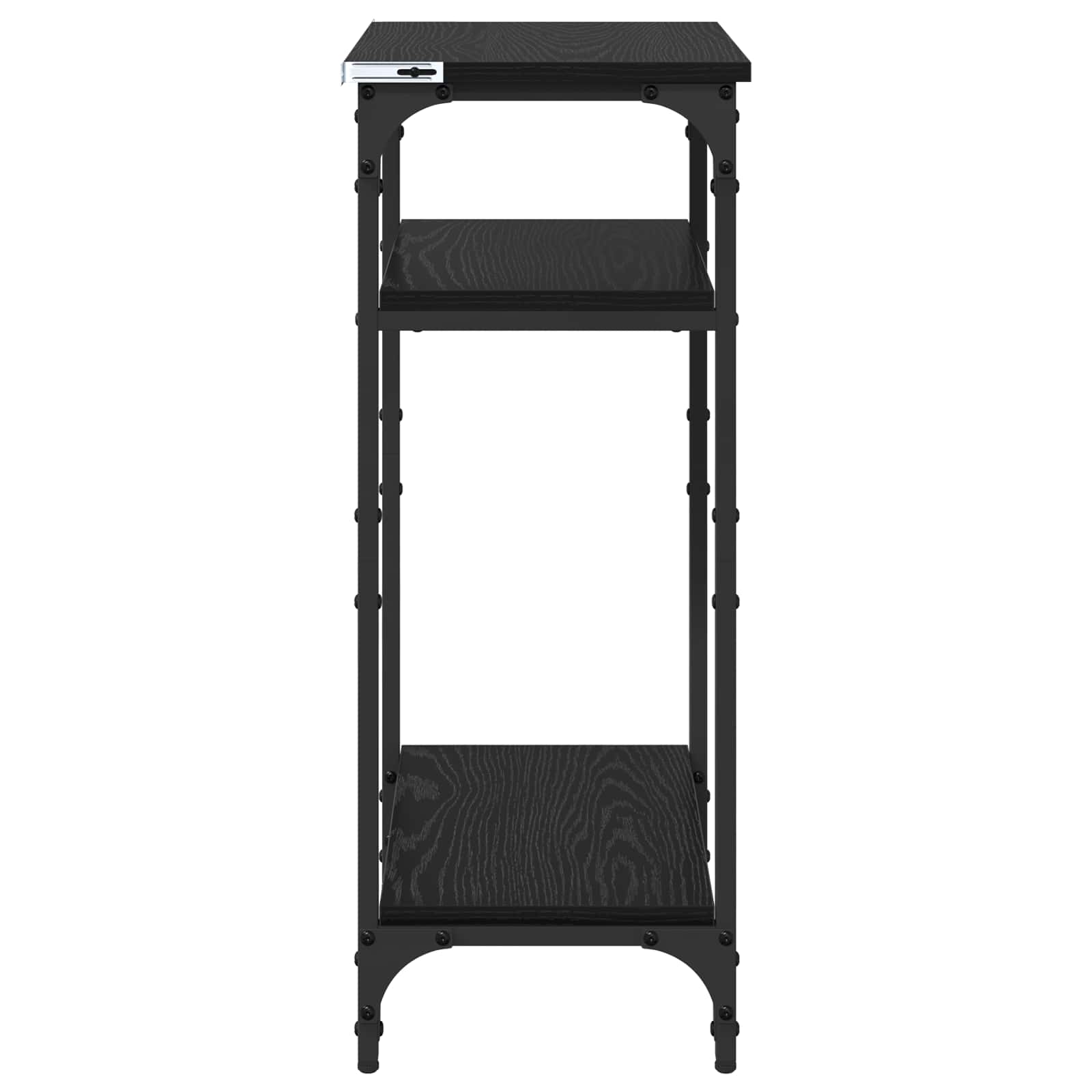 Bocni stol Crni hrast 40 x 30 x 75 cm Konstruirano drvo