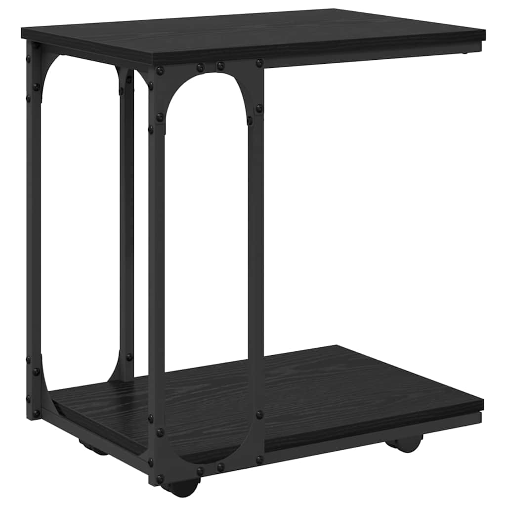 Bocni stol Crni hrast 50 x 35 x 55.5 cm Konstruirano drvo