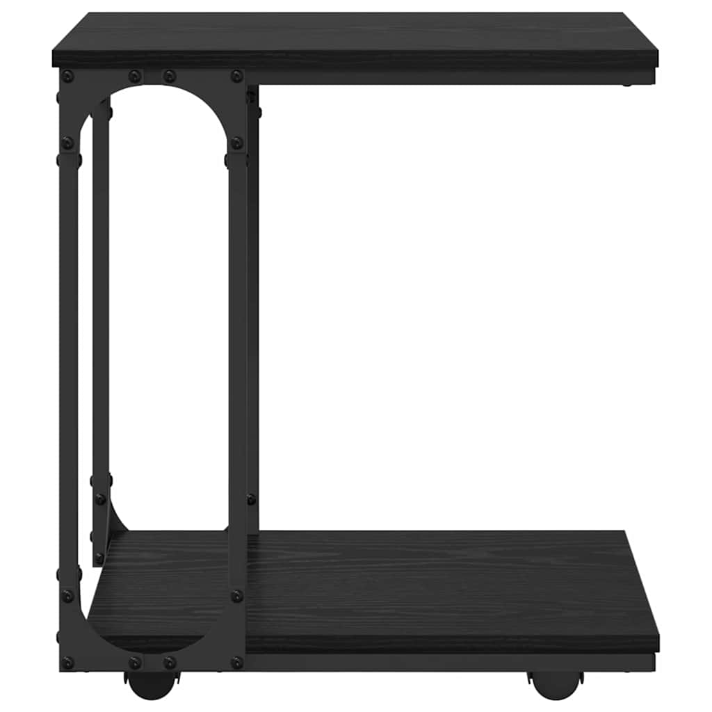 Bocni stol Crni hrast 50 x 35 x 55.5 cm Konstruirano drvo