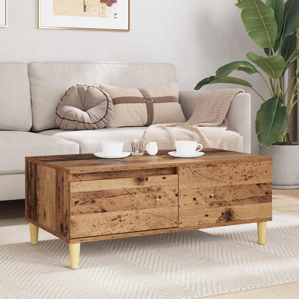 Kava Stol Staro drvo 90 x 50 x 35 cm Konstruirano drvo
