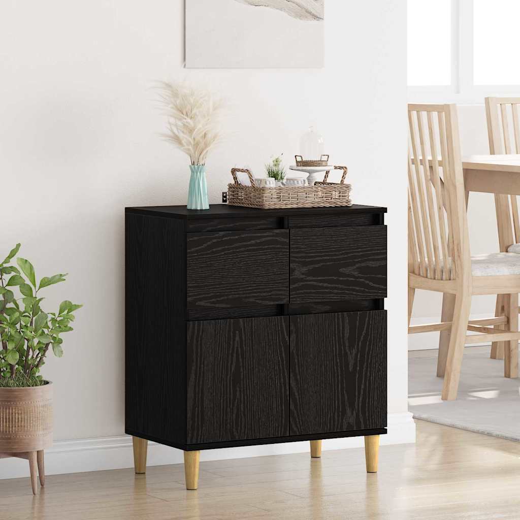 Kreveta s ladicama Crni hrast 60 x 35 x 70 cm Konstruirano drvo