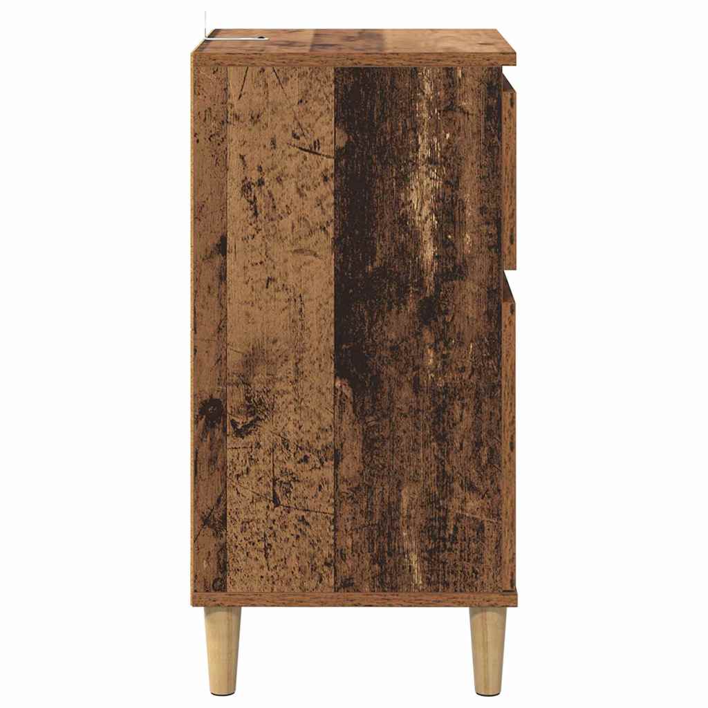 Noćni ormar 2 pcs Staro drvo 40 x 35 x 70 cm Konstruirano drvo