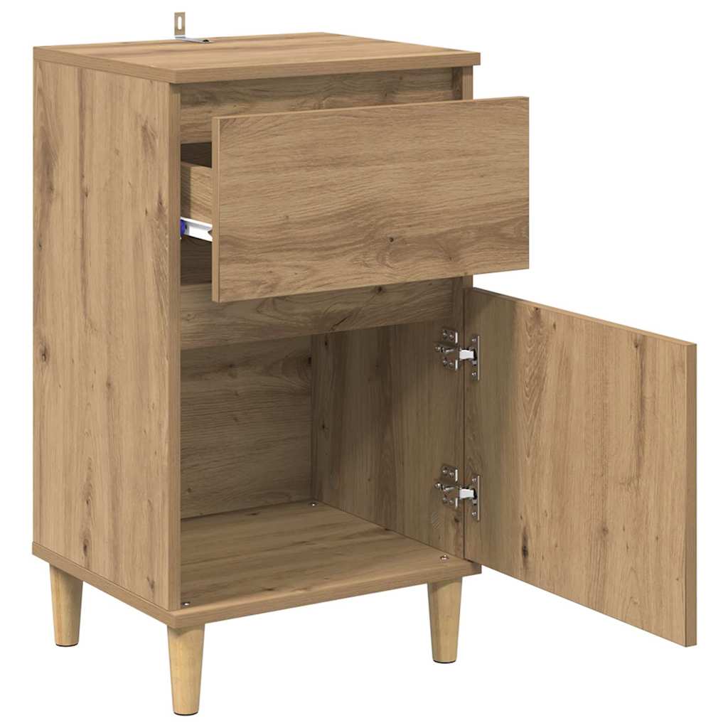 Noćni ormar s ladicama 2 pcs Umjetnički hrast 40 x 35 x 70 cm