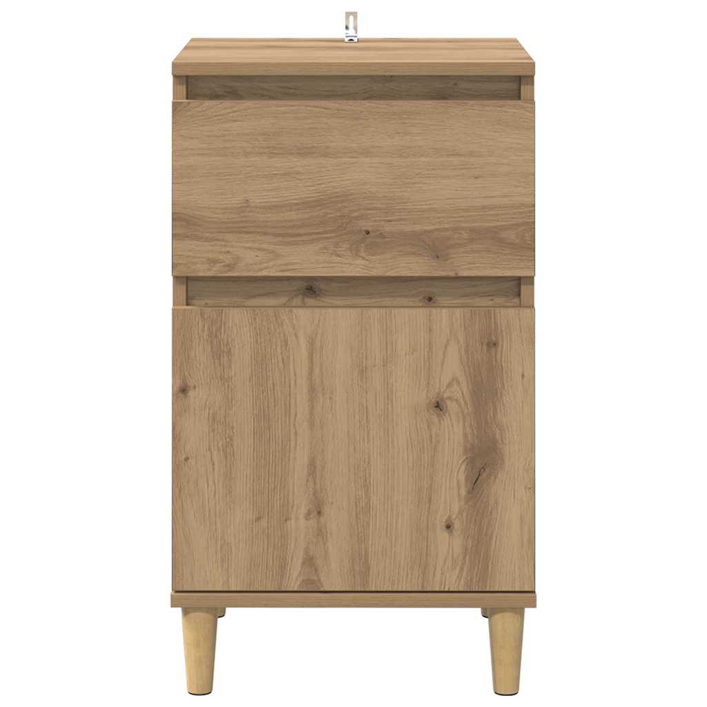Noćni ormar s ladicama 2 pcs Umjetnički hrast 40 x 35 x 70 cm