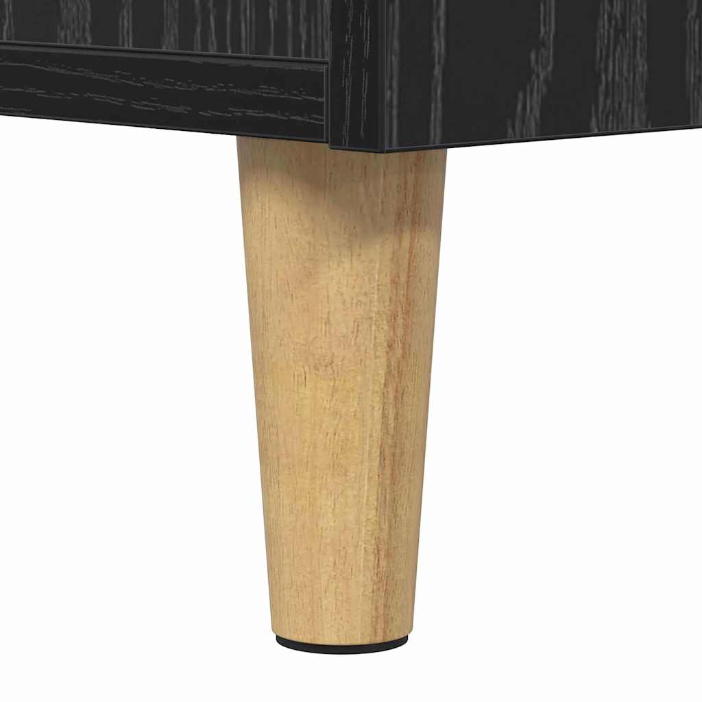 Noćni ormar 2 pcs Crni hrast 40 x 35 x 70 cm Konstruirano drvo