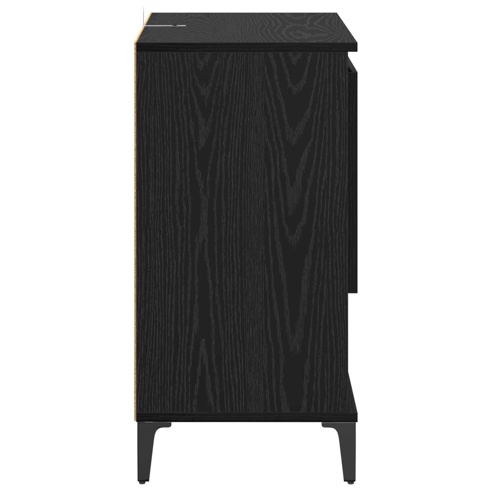 Kreveta Crni hrast 60 x 35 x 70 cm Konstruirano drvo