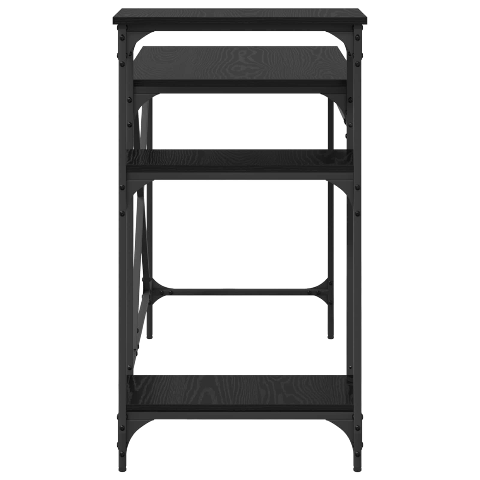 Stol Crni hrast 105 x 50 x 90 cm Konstruirano drvo
