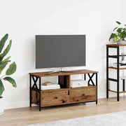 TV ormar Staro drvo 90 x 33 x 45 cm Inženjerska drva i čelik