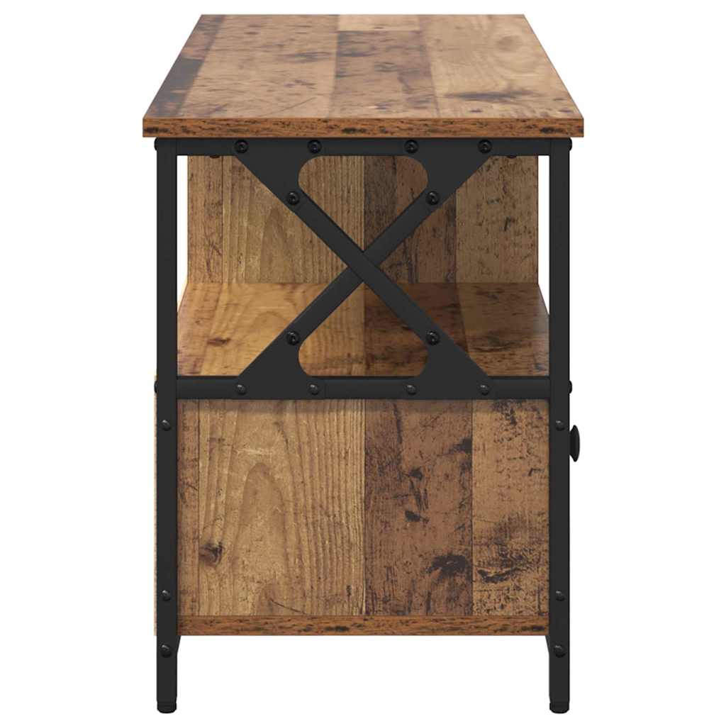 TV ormar Staro drvo 90 x 33 x 45 cm Inženjerska drva i čelik