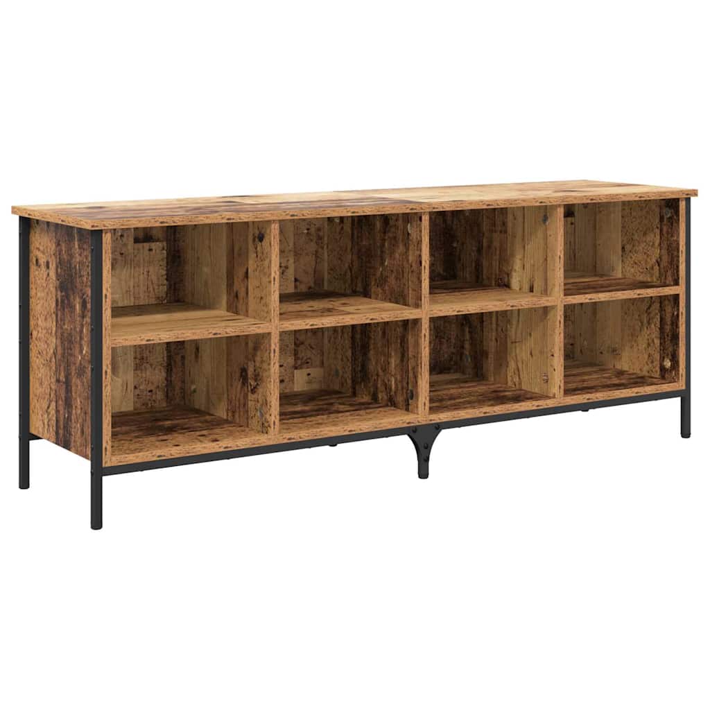 Ormar za cipele s policom Staro drvo 131 x 35 x 50 cm