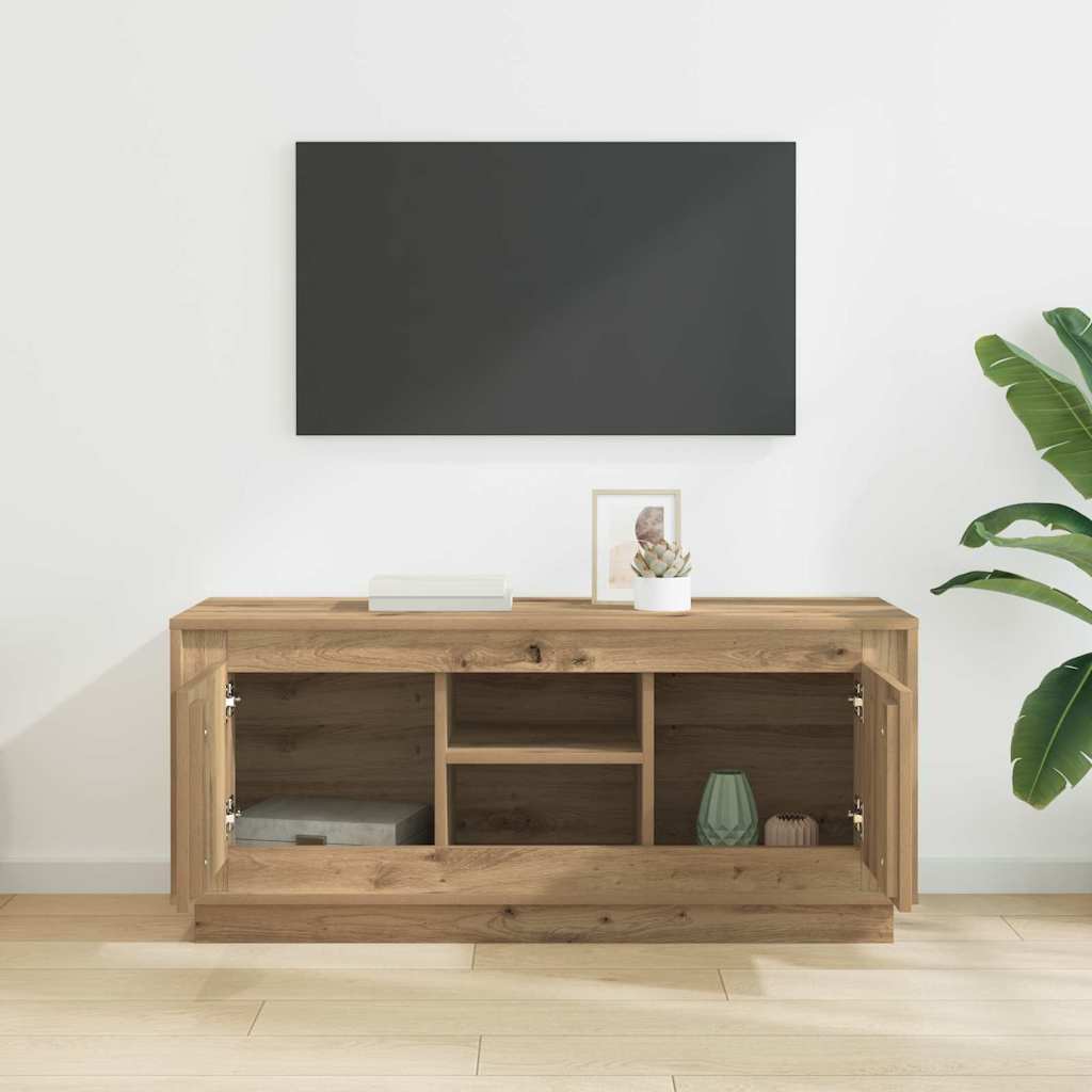 TV ormar Umjetnički hrast 102 x 35 x 45 cm Konstruirano drvo