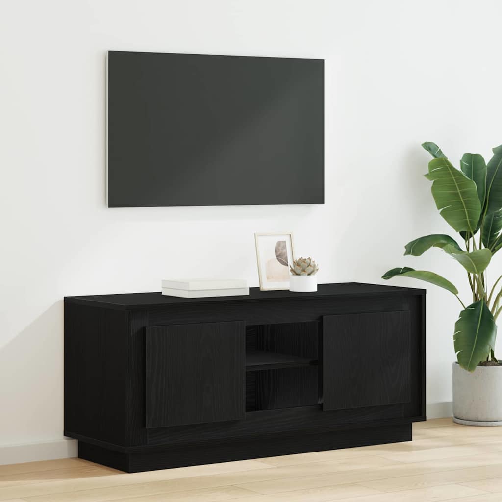 TV ormar Crni hrast 102 x 35 x 45 cm Konstruirano drvo