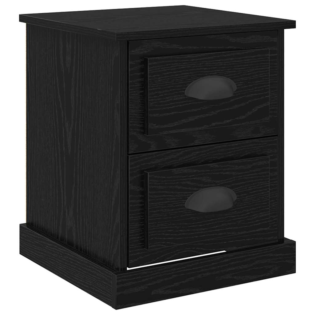 Noćni ormar Crni hrast 39 x 39 x 47.5 cm Konstruirano drvo