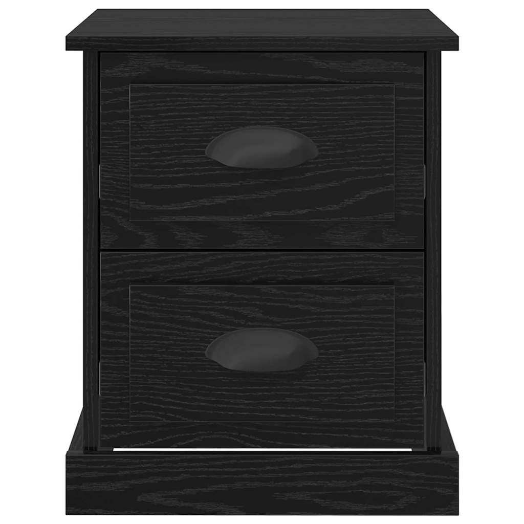 Noćni ormar Crni hrast 39 x 39 x 47.5 cm Konstruirano drvo