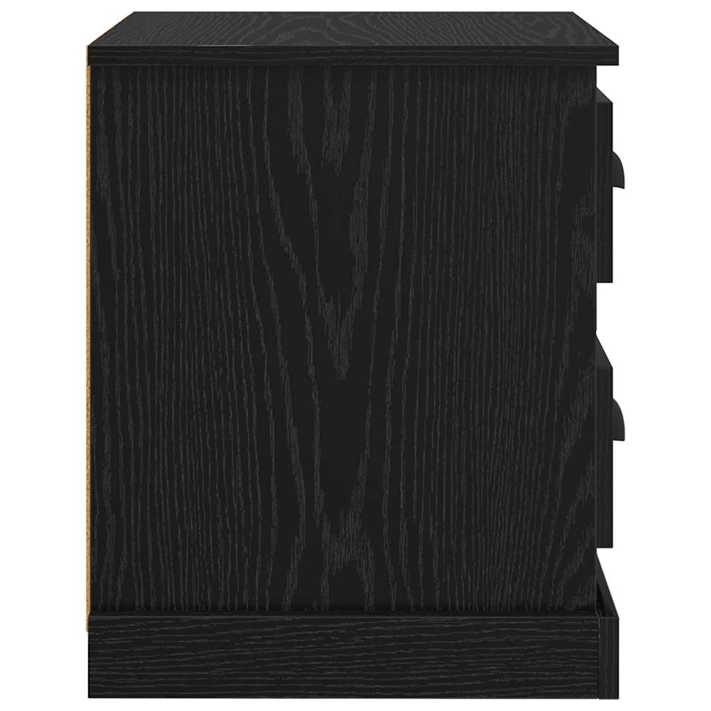 Noćni ormar Crni hrast 39 x 39 x 47.5 cm Konstruirano drvo